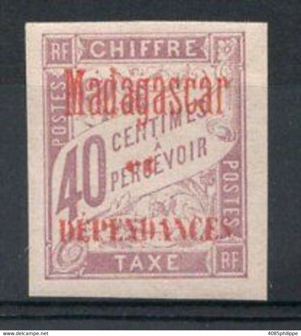 MADAGASCAR Timbre Taxe N°5* Neuf Charnière  TB Cote 110€00 - Portomarken