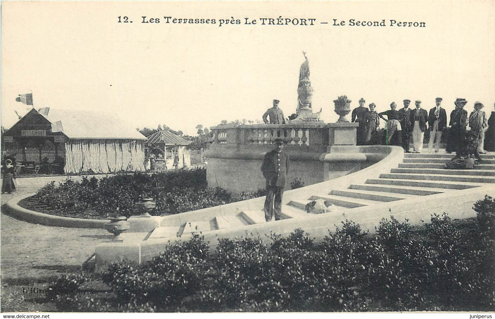 LES TERRASSES PRES LE TREPORT , LE SECOND PERRON - Le Treport