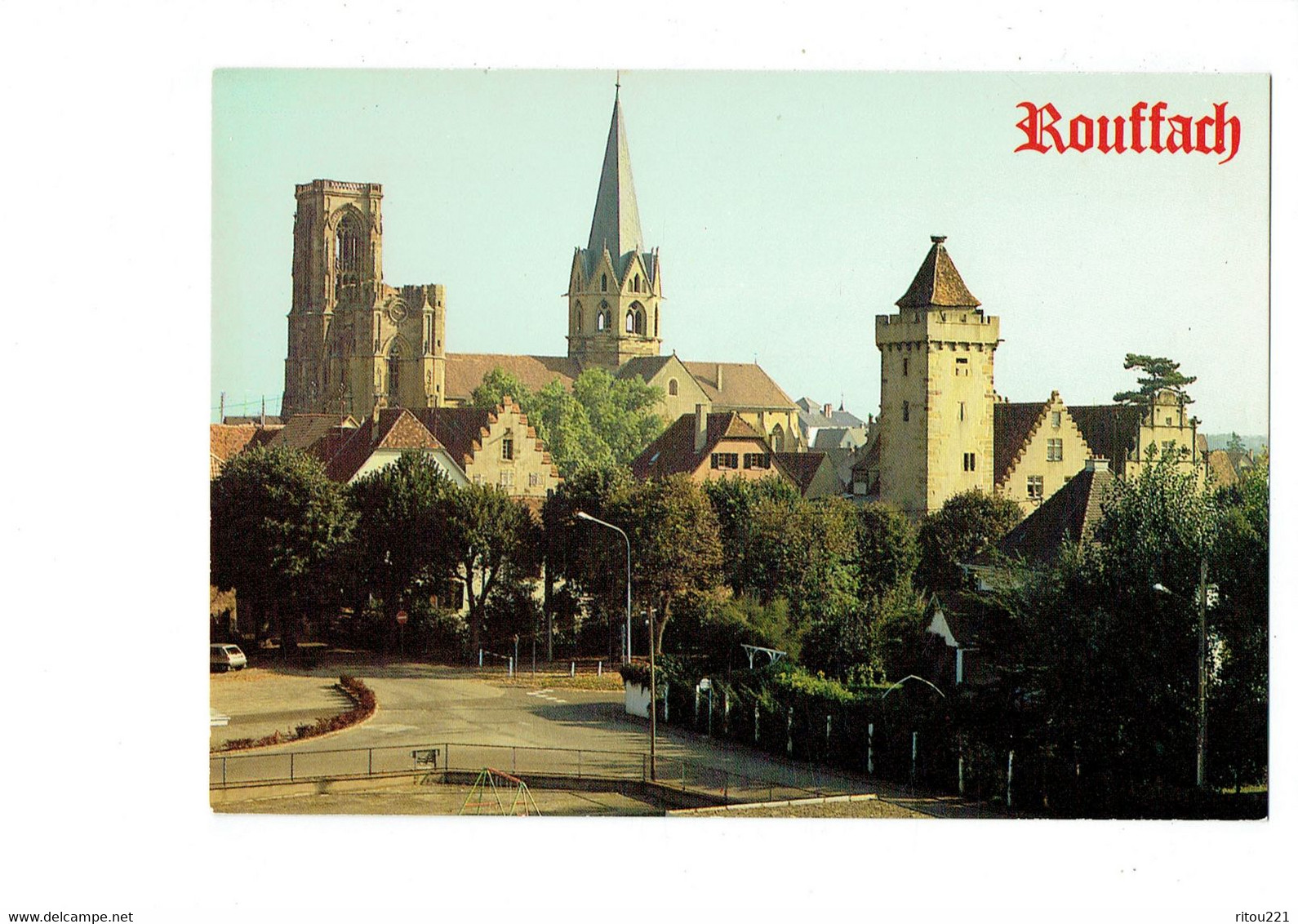 Cpm - 68 - Rouffach - église - Tour Des Sorcières - - Rouffach