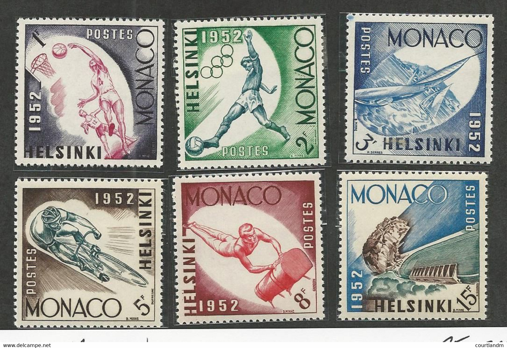 MONACO - ***NEW PRICE***HELSINKI OLYMPICS - Verano 1952: Helsinki