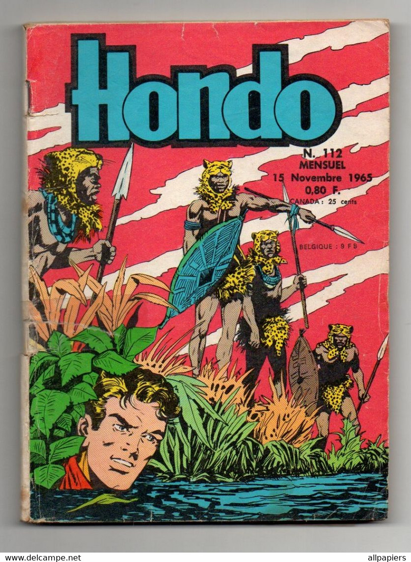 Hondo N°112 Brak - Quentin Durward - Don Juan L'épervier - Le Caméléon - Charles Lindbergh...1965 - Lug & Semic