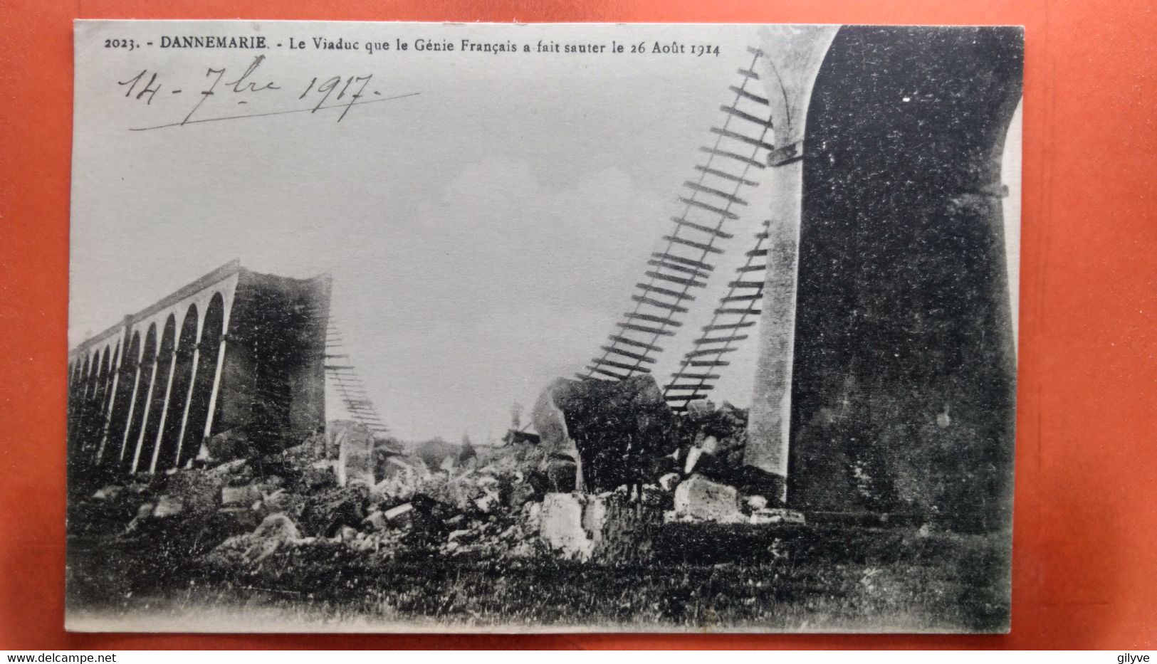 CPA (68) Dannemarie. Le Viaduc Que Le Génie Français A Fait Sauter 1914.  (V.1765) - Dannemarie