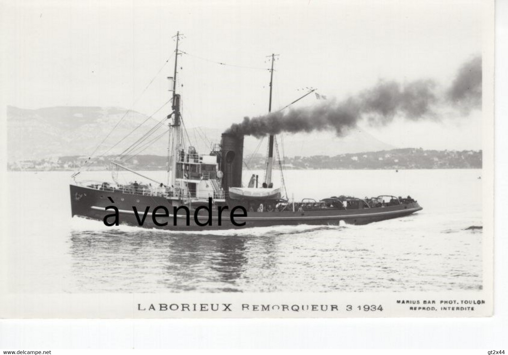 LABORIEUX,  Remorqueur, 3/1934 - Schlepper