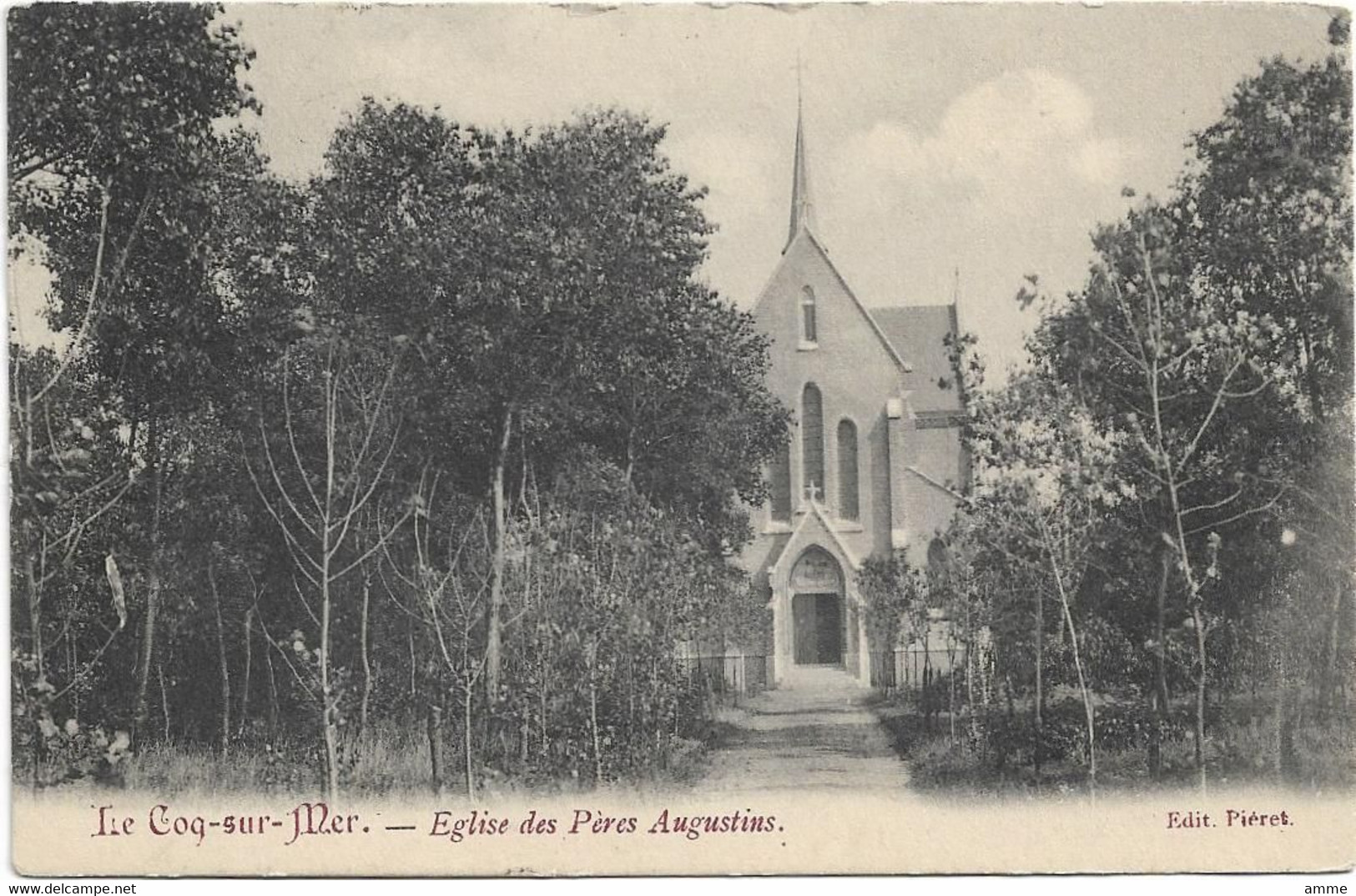 De Haan  - Coq S/Mer   *  Eglise Des Pères Augustins - De Haan