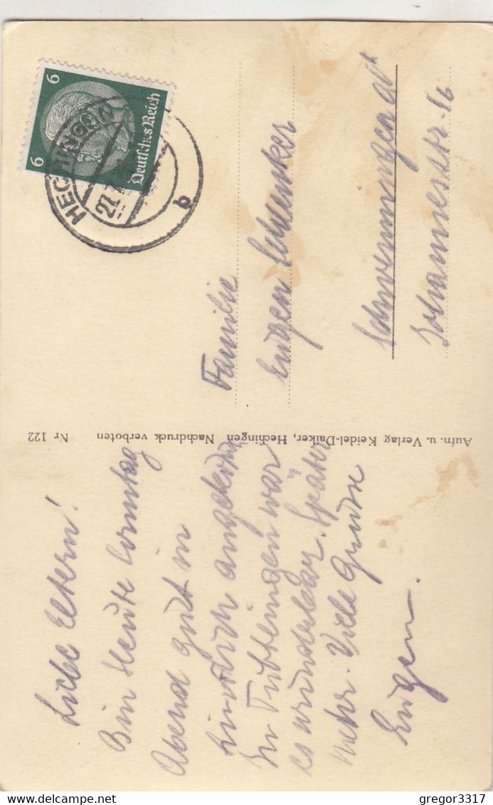 A7895) Schloß LINDICH - HECHINGEN - 27.7.1936  TOP VARIANTE Alt ! - Hechingen