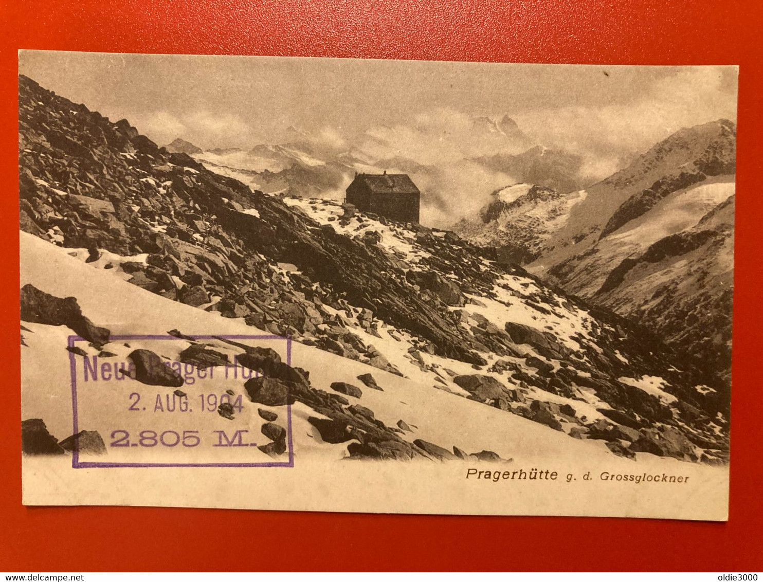 Mittersill Grossglockner Neue Pragerhütte Stemepel 1904!! 3961 - Mittersill