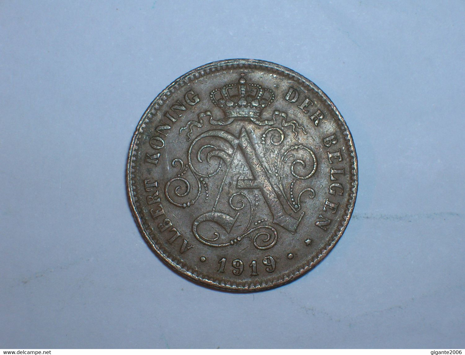 BELGICA 2 CENTIMOS 1919 FL (9752) - 2 Cents