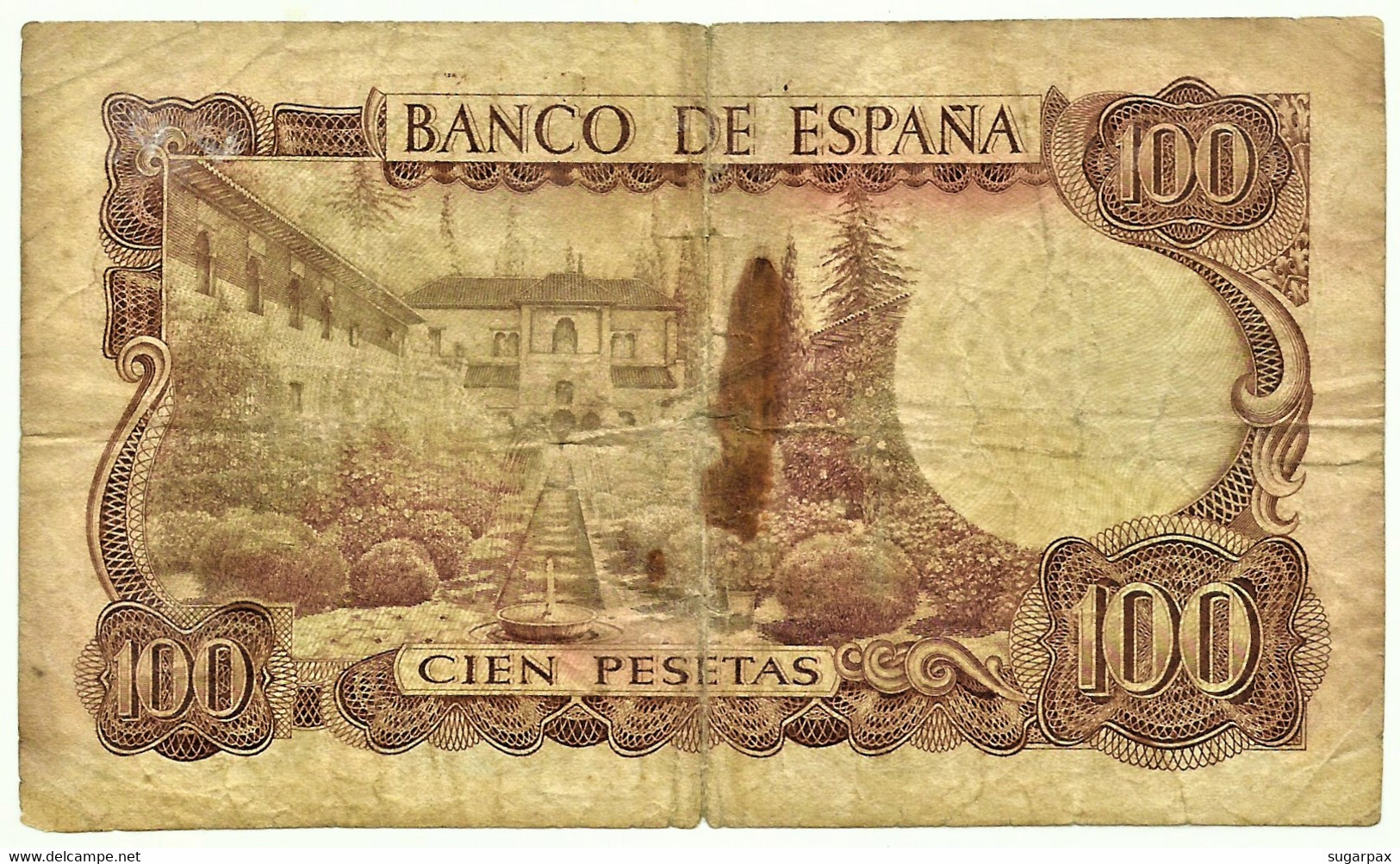 ESPAÑA - 100 Pesetas - 17.11.1970 ( 1974 ) - Pick 152 - Serie 1G - Manuel De Falla - 100 Peseten