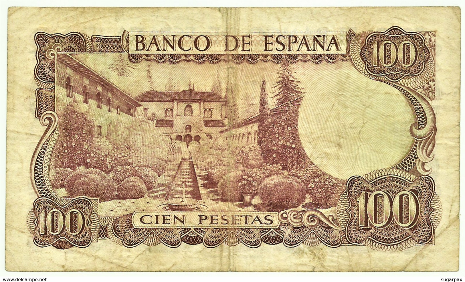 ESPAÑA - 100 Pesetas - 17.11.1970 ( 1974 ) - Pick 152 - Serie 1R - Manuel De Falla - 100 Pesetas