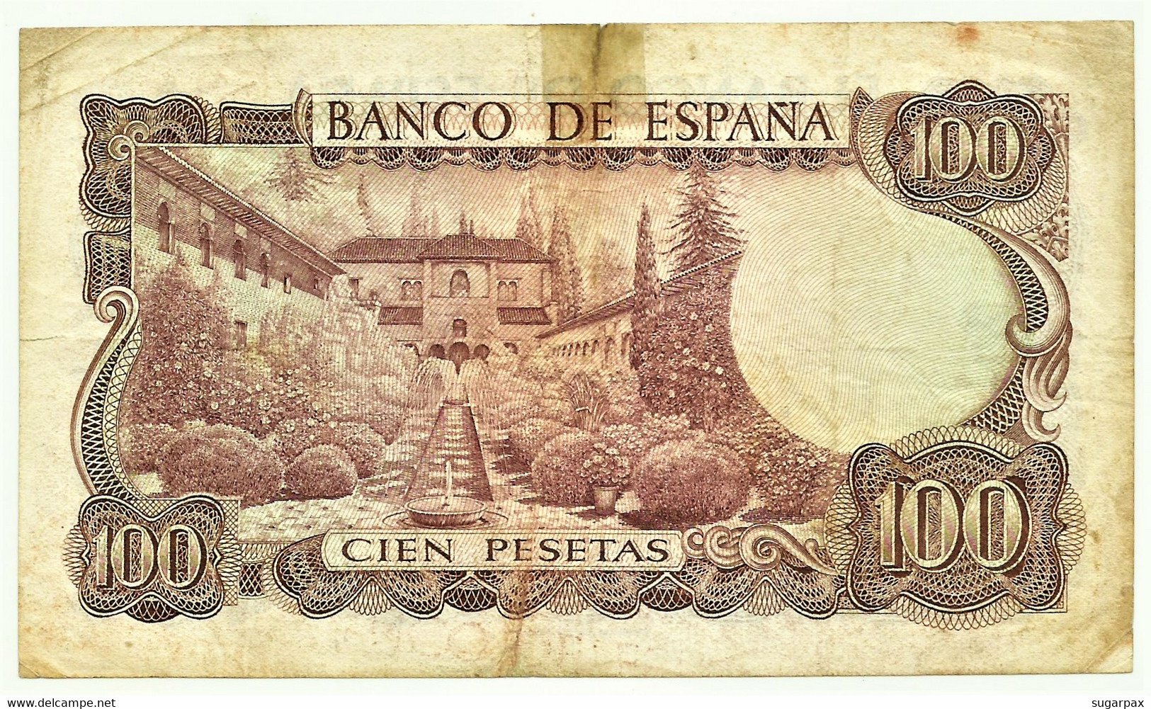ESPAÑA - 100 Pesetas - 17.11.1970 ( 1974 ) - Pick 152 - Serie 1U - Manuel De Falla - 100 Peseten