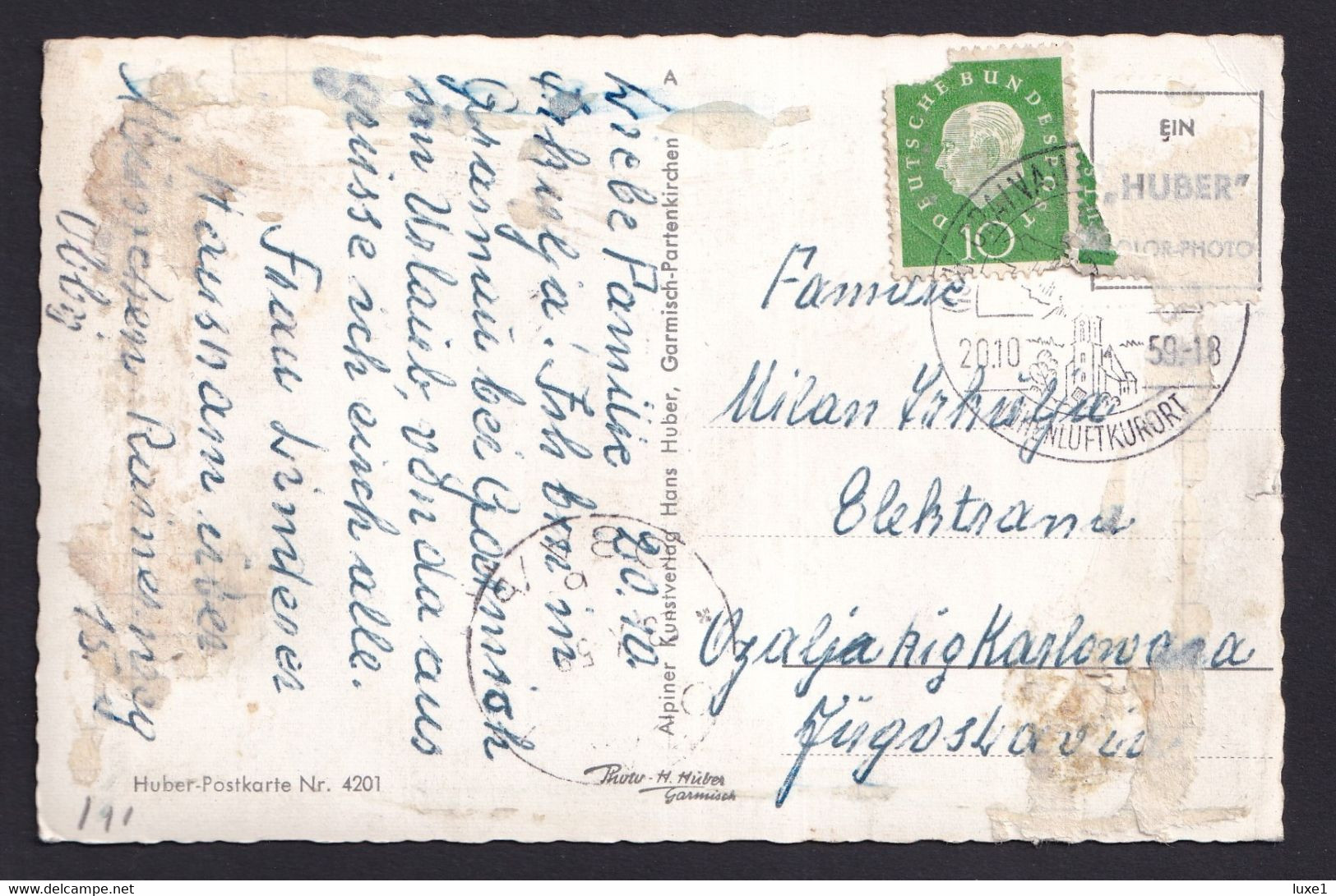 GERMANY  ,   HOCHALM  ,   OLD POSTCARD - Garmisch-Partenkirchen