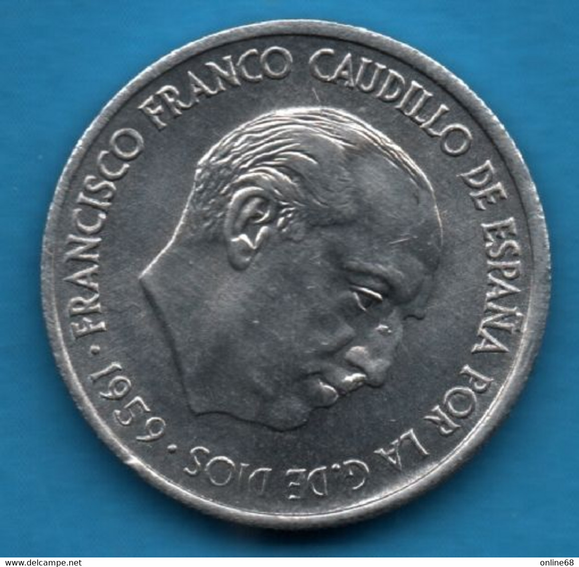 ESPANA 10 CENTIMOS 1959 KM# 790 Franco - 10 Céntimos
