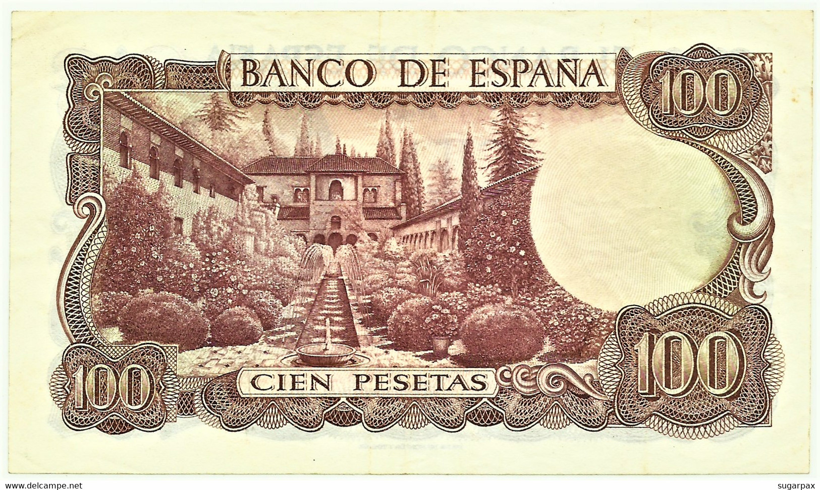 ESPAÑA - 100 Pesetas - 17.11.1970 ( 1974 ) - Pick 152 - Serie 2N - Manuel De Falla - 100 Peseten