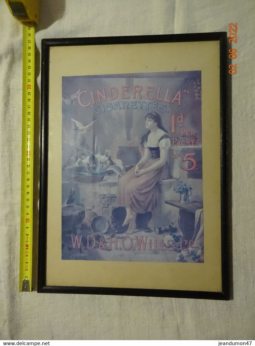 W.D. & H.O. Wills - CINDERELLA CIGARETTES. ( CENDRILLON ) - Années 1920 - ANGLETERRE - - Werbeartikel