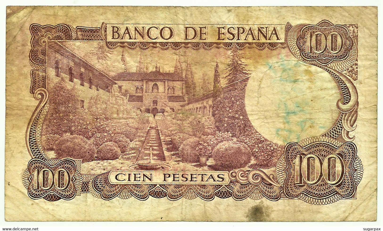 ESPAÑA - 100 Pesetas - 17.11.1970 ( 1974 ) - Pick 152 - Serie 4Y - Manuel De Falla - 100 Pesetas