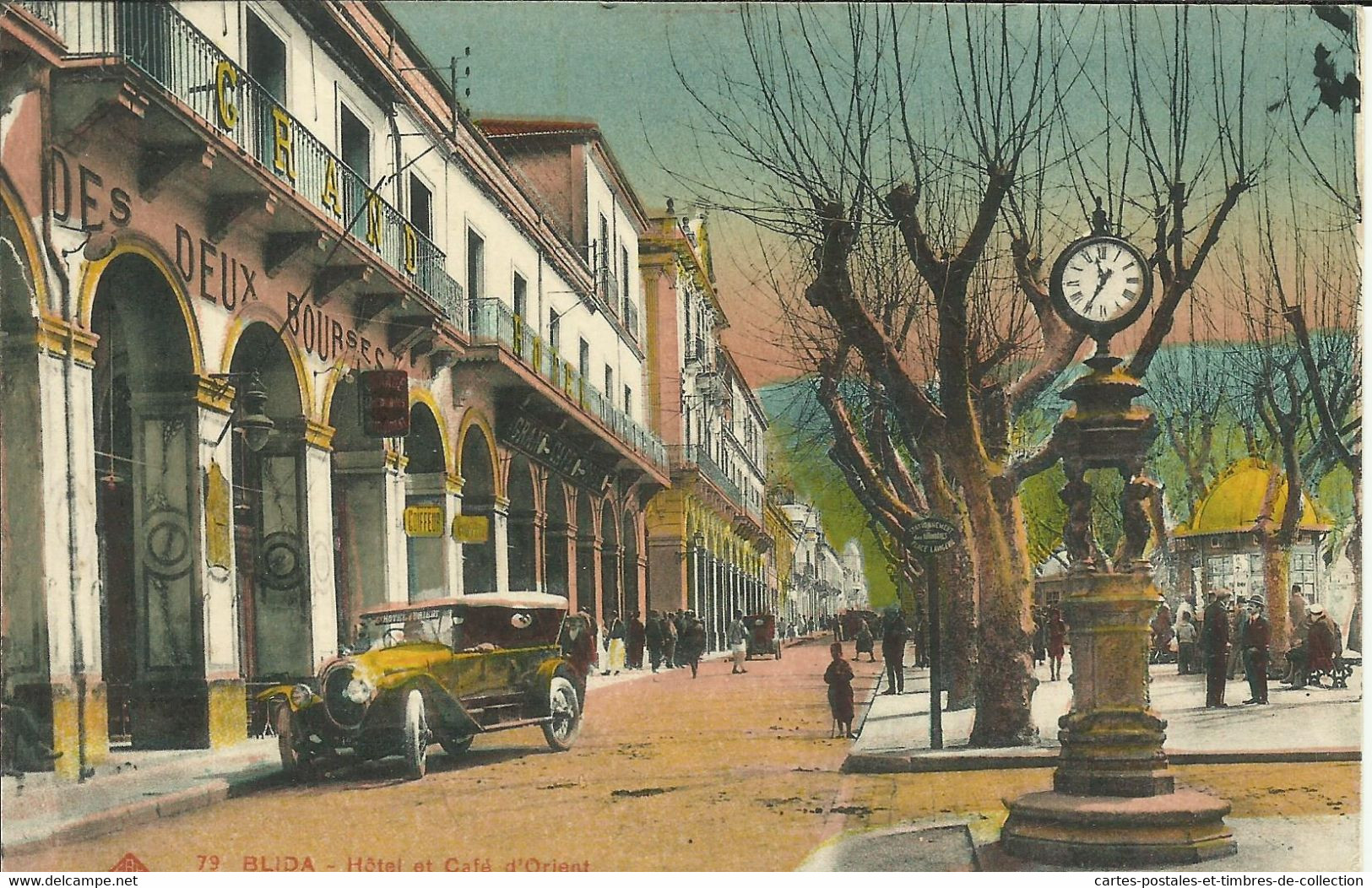 BLIDA , Hôtel Et Café D'Orient , 1933 ; بليدا ، فندق وكافيه أورينت , µ - Blida