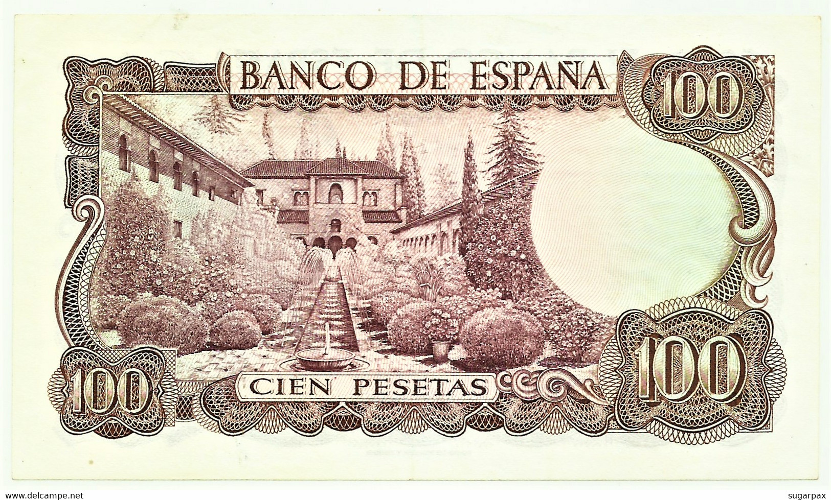 ESPAÑA - 100 Pesetas - 17.11.1970 ( 1974 ) - Pick 152 - Serie 6L - Manuel De Falla - 100 Pesetas