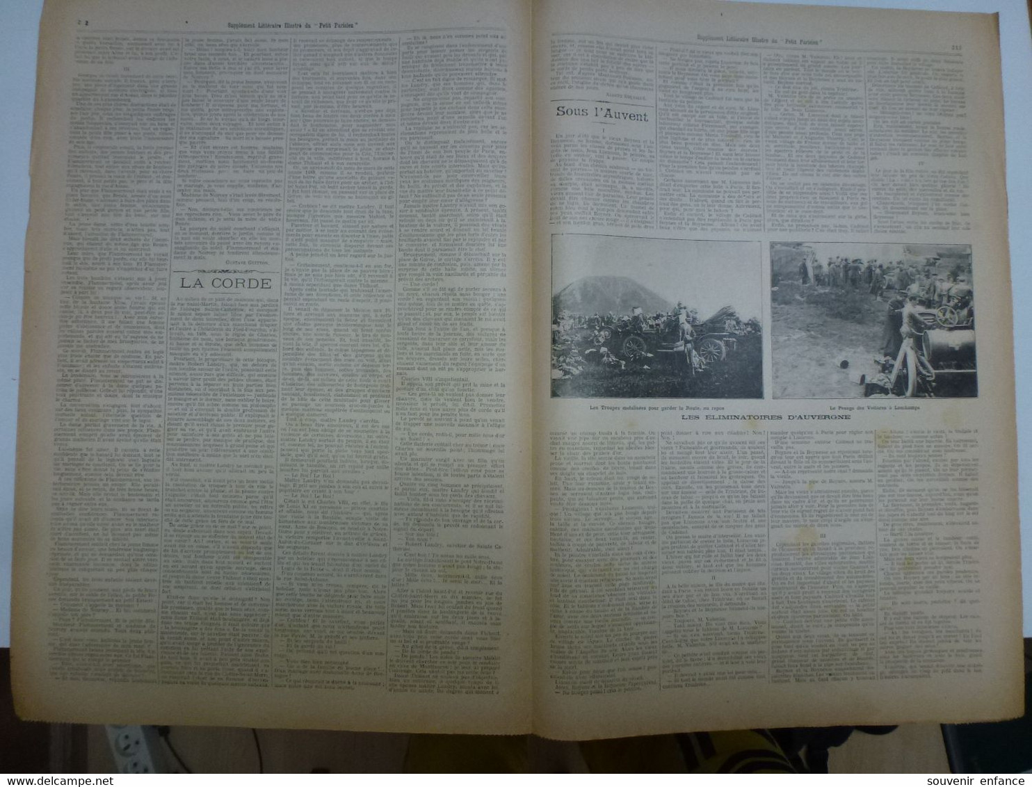 Journal Le Petit Parisien 856 2 Juillet 1905  Eliminatoires Auvergne Farman Coupe Gordon Bennet - Le Petit Parisien