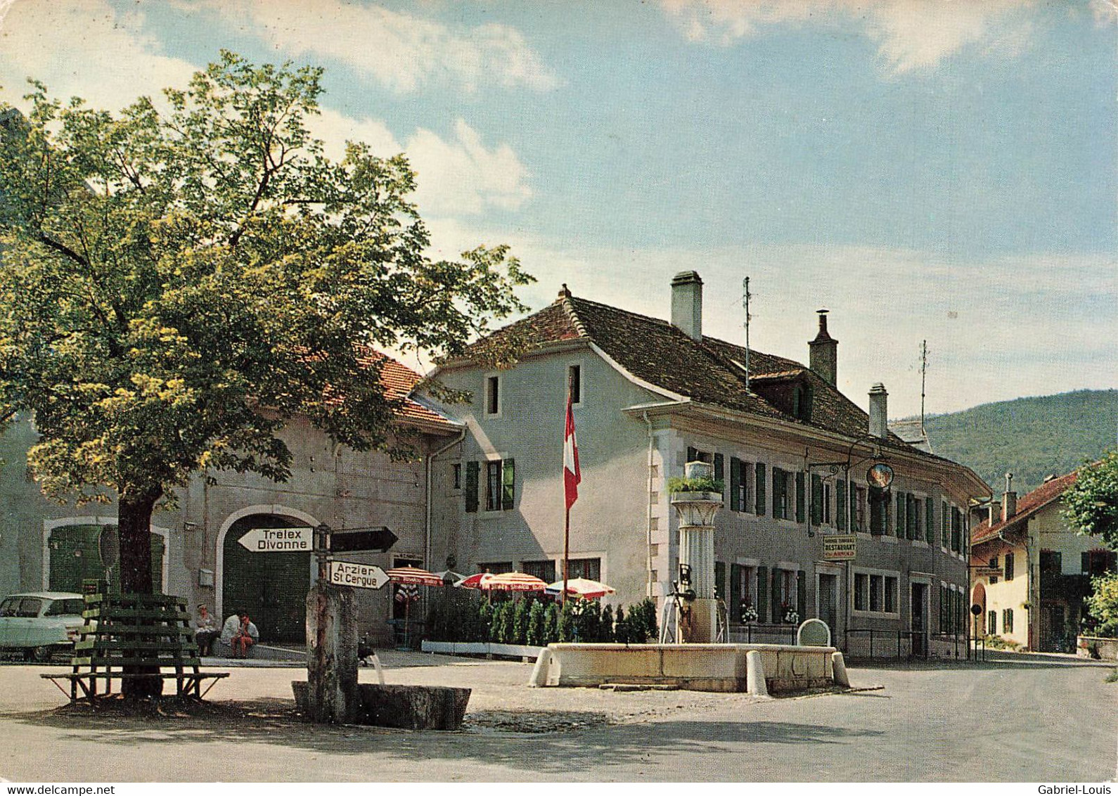 Auberge Communale Genolier Sur Nyon Restaurant Aux Trois Tilleuls Chez Arnold  ( 10 X 15) - Genolier