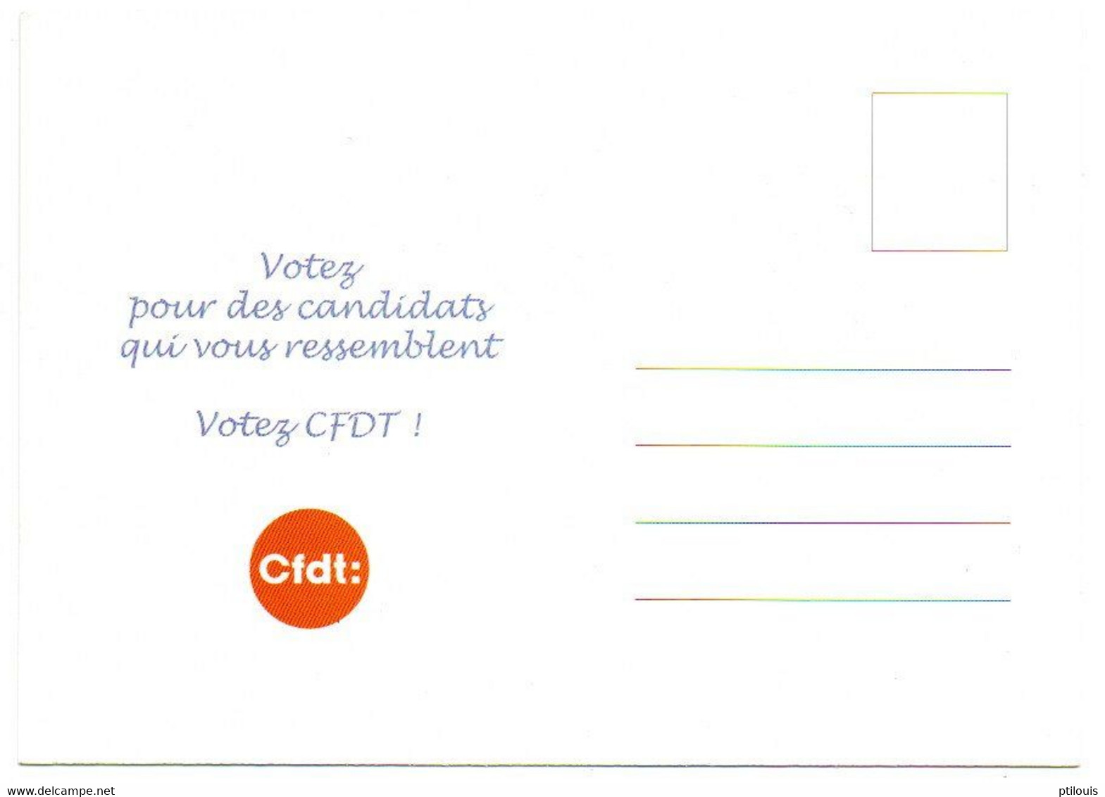 Votez CFDT - Assistant Maternel - (Signée : NAWAK) - Sindicatos