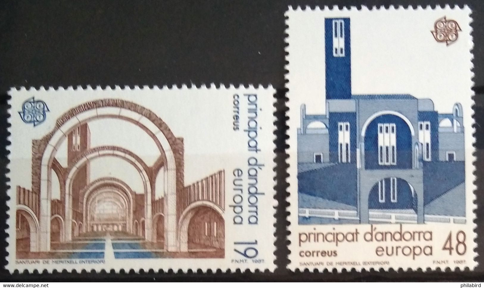 EUROPA 1987 - ANDORRE ESPAGNOL                    N° 183/184                        NEUF** - 1987