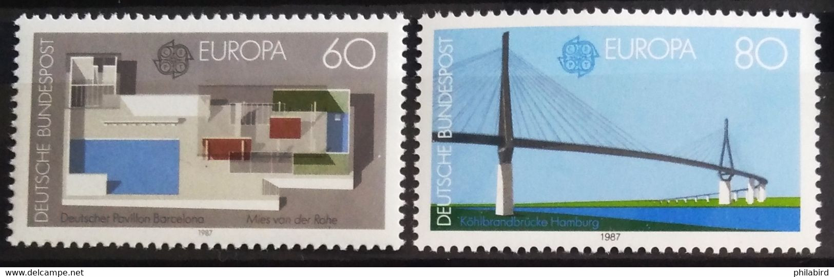 EUROPA 1987 - ALLEMAGNE                    N° 1153/1154                        NEUF** - 1987