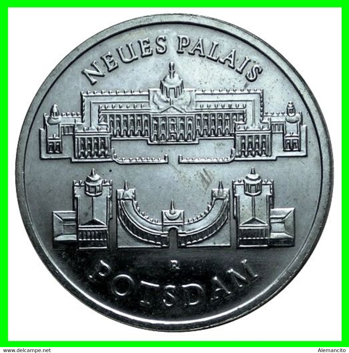 ( GERMANY ) REPUBLICA DEMOCRATICA DE ALEMANIA ( RDA ) MONEDA DE 5-DM AÑO 1986 -ALEMANIA DDR - 5 DM (POTSDAM PALACE BUILD - 5 Mark