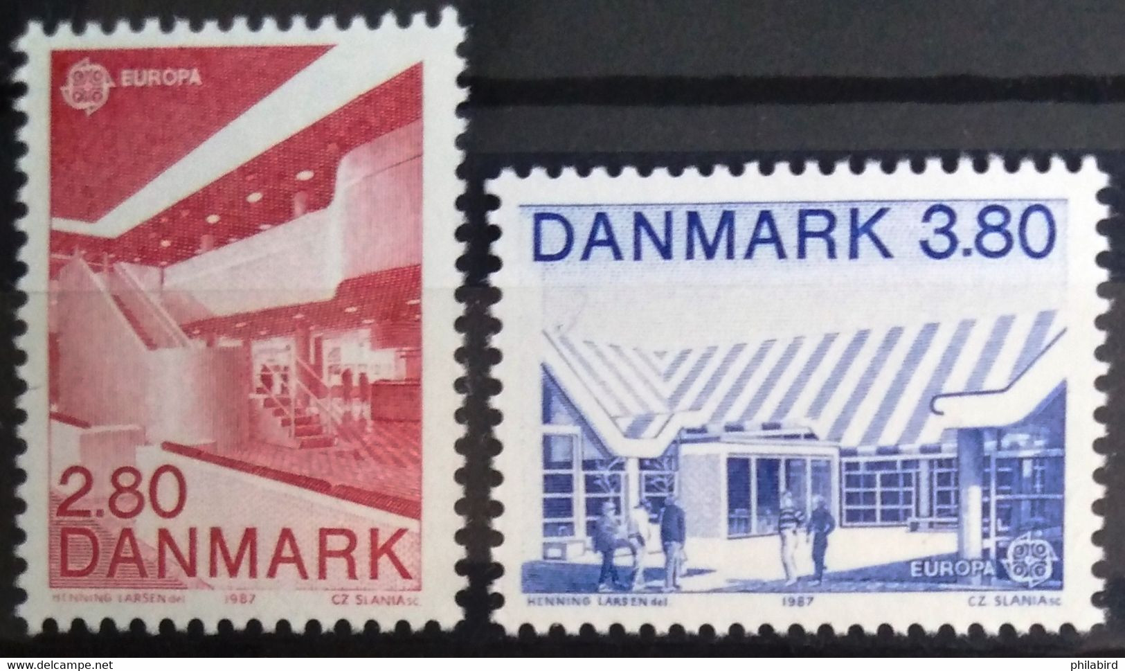 EUROPA 1987 - DANEMARK                   N° 897/898                        NEUF** - 1987