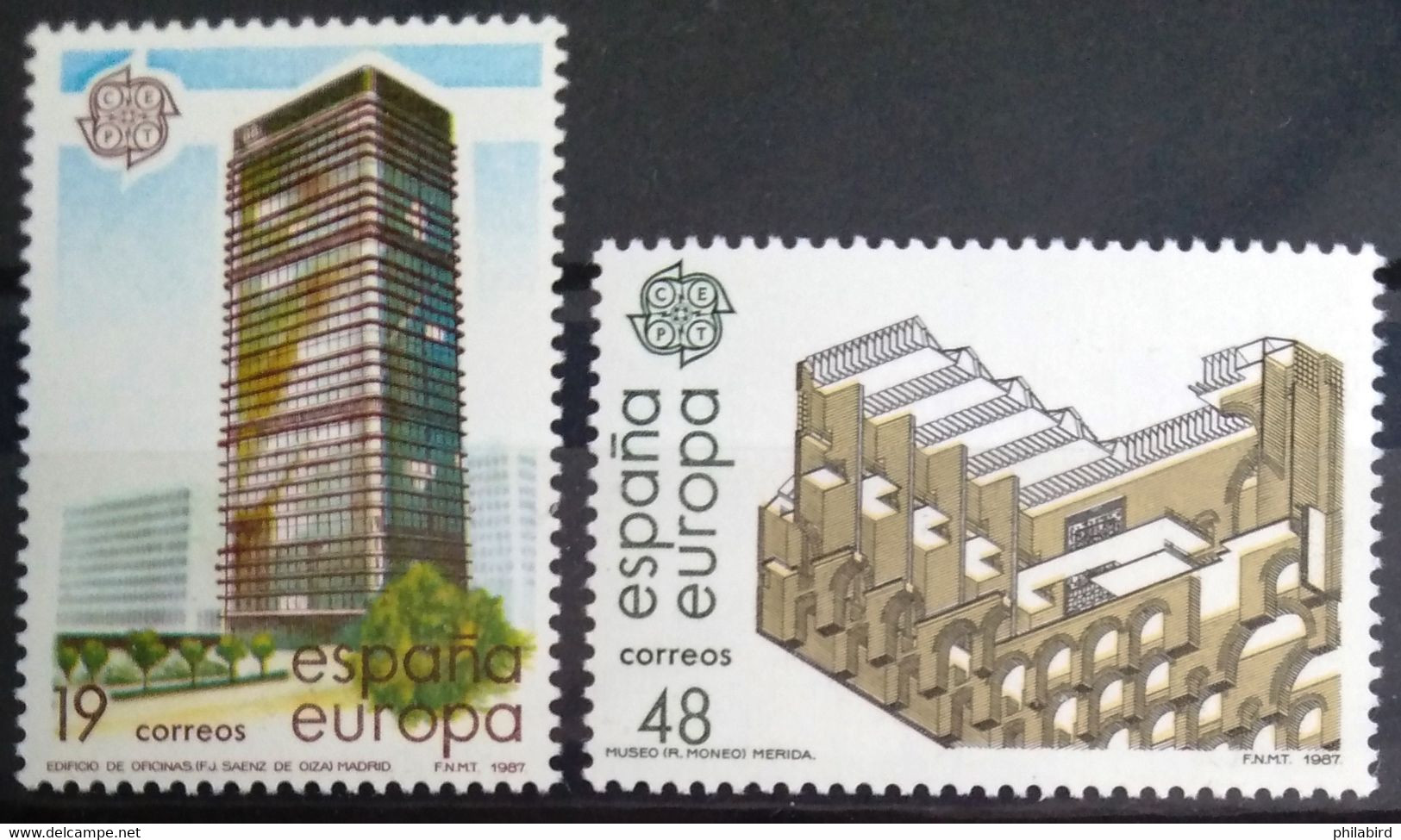 EUROPA 1987 - ESPAGNE                   N° 2517/2518                        NEUF** - 1987