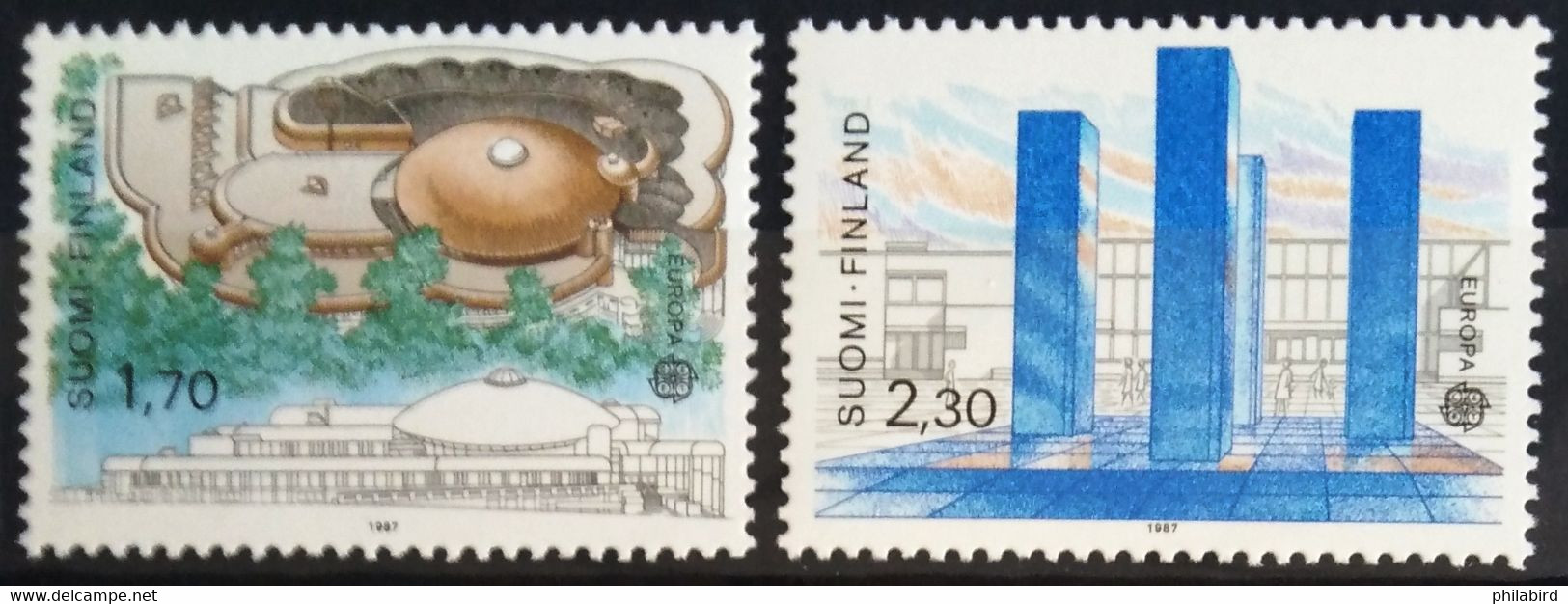 EUROPA 1987 - FINLANDE                   N° 985/986                        NEUF** - 1987