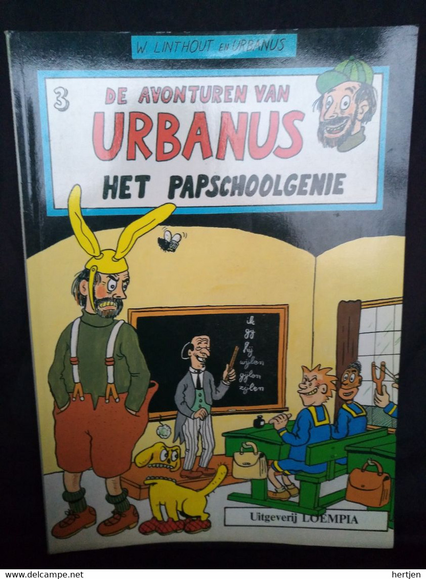 Het Papschoolgenie, Urbanus 3, 1987 - Urbanus