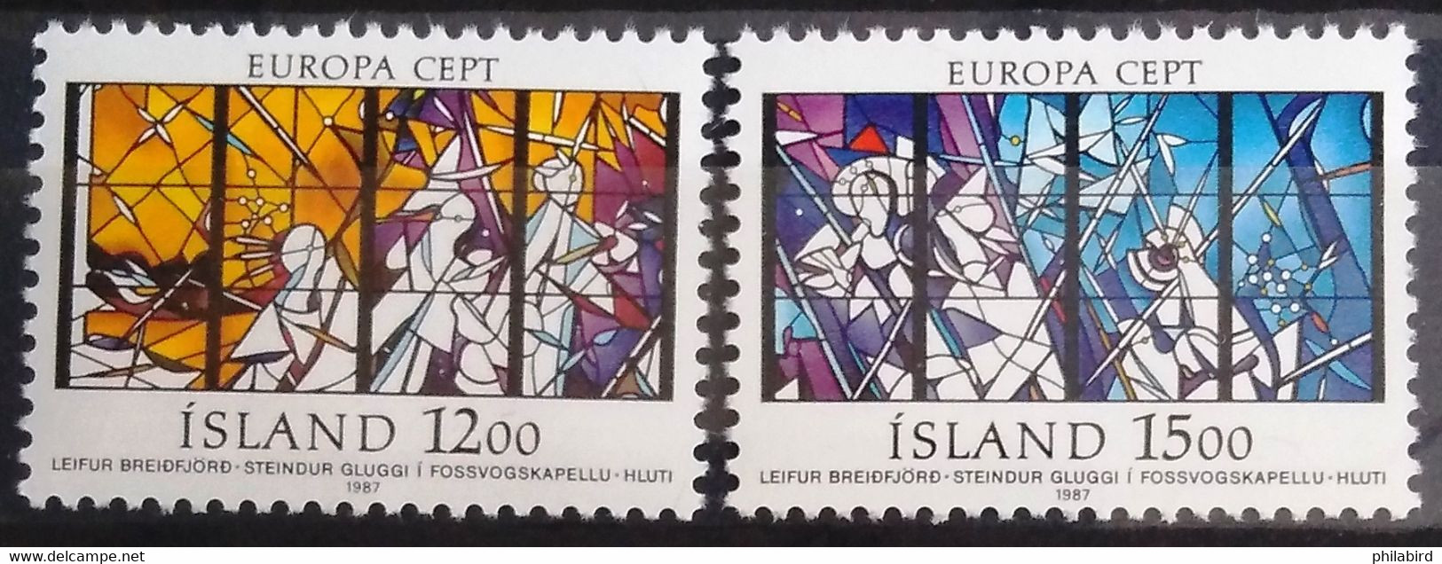 EUROPA 1987 - ISLANDE                 N° 618/619                        NEUF** - 1987