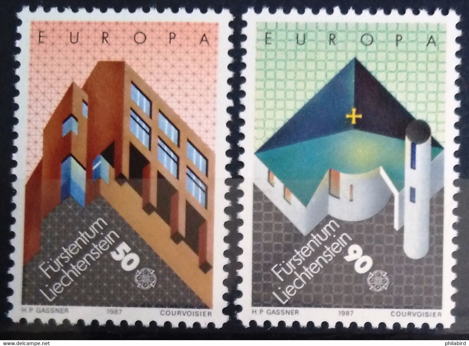 EUROPA 1987 - LIECHTENSTEIN                 N° 859/860                        NEUF** - 1987