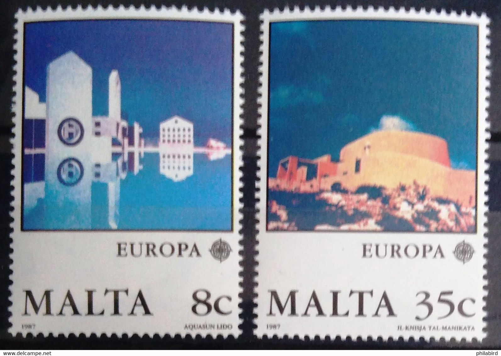 EUROPA 1987 - MALTE                 N° 747/748                        NEUF** - 1987