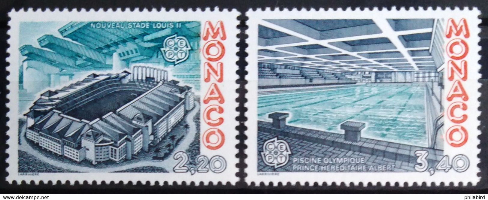 EUROPA 1987 - MONACO                 N° 1565/1566                        NEUF** - 1987