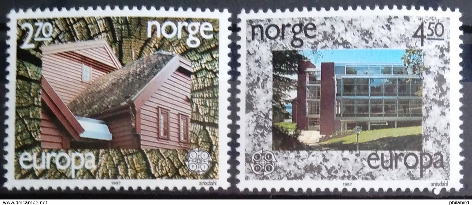 EUROPA 1987 - NORVEGE                 N° 921/922                        NEUF** - 1987