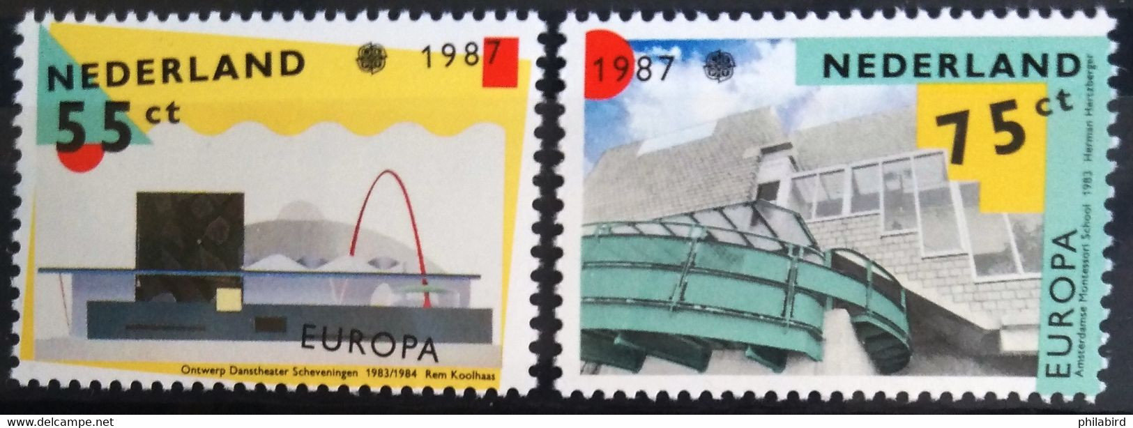 EUROPA 1987 - PAYS-BAS                 N° 1288/1289                        NEUF** - 1987