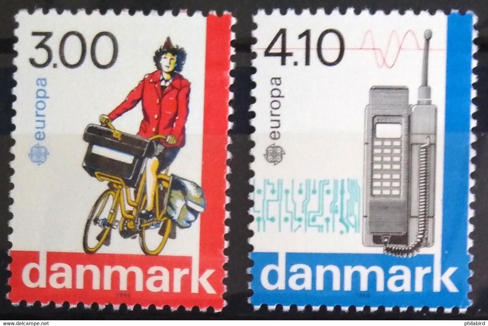 EUROPA 1988 - DANEMARK                 N° 924/925                       NEUF** - 1988