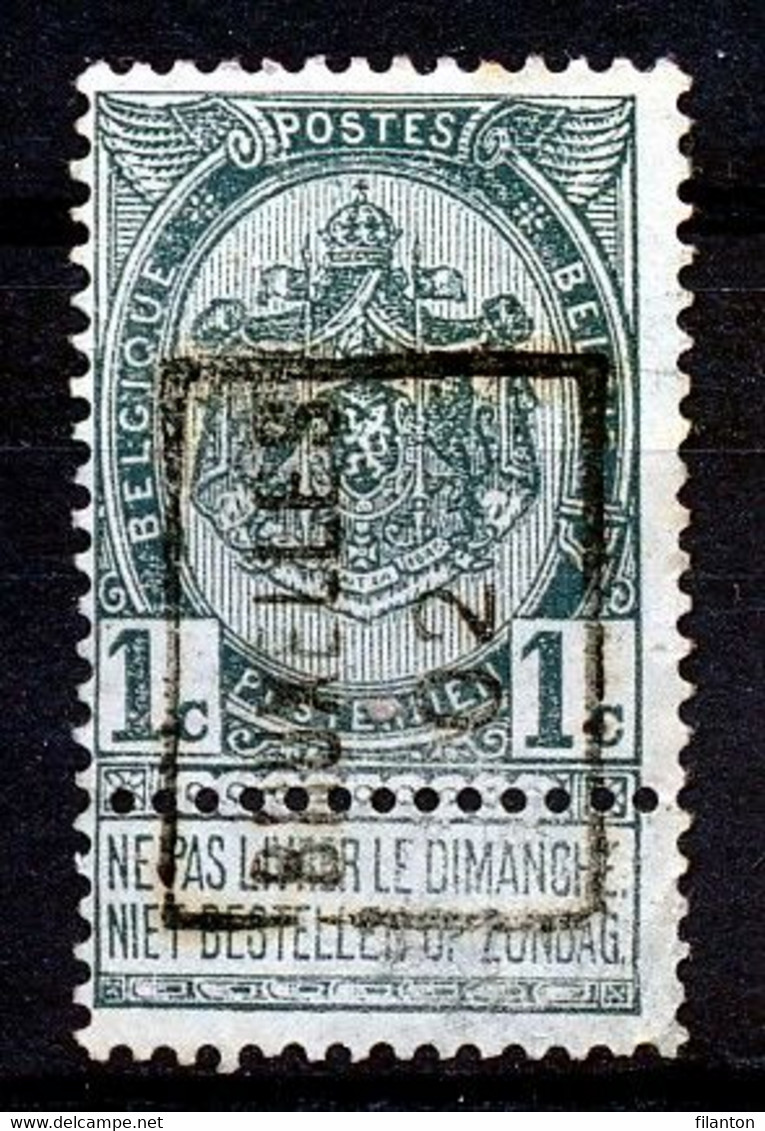 BELGIE - Preo Nr 410A - "BRUXELLES 02" - (ref. 3738) - ROLLER PRECANCELS - Handrol Préos à Roulette - Rollenmarken 1900-09