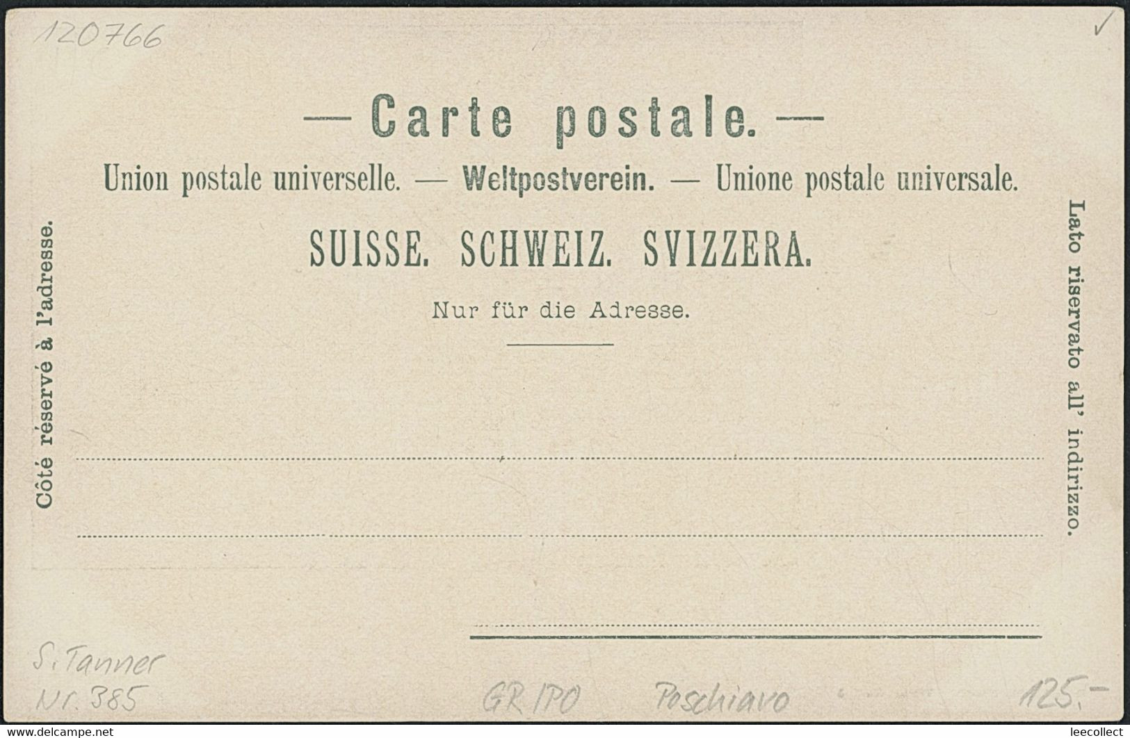 Suisse - GR Poschiavo - S. Tanner - Poschiavo