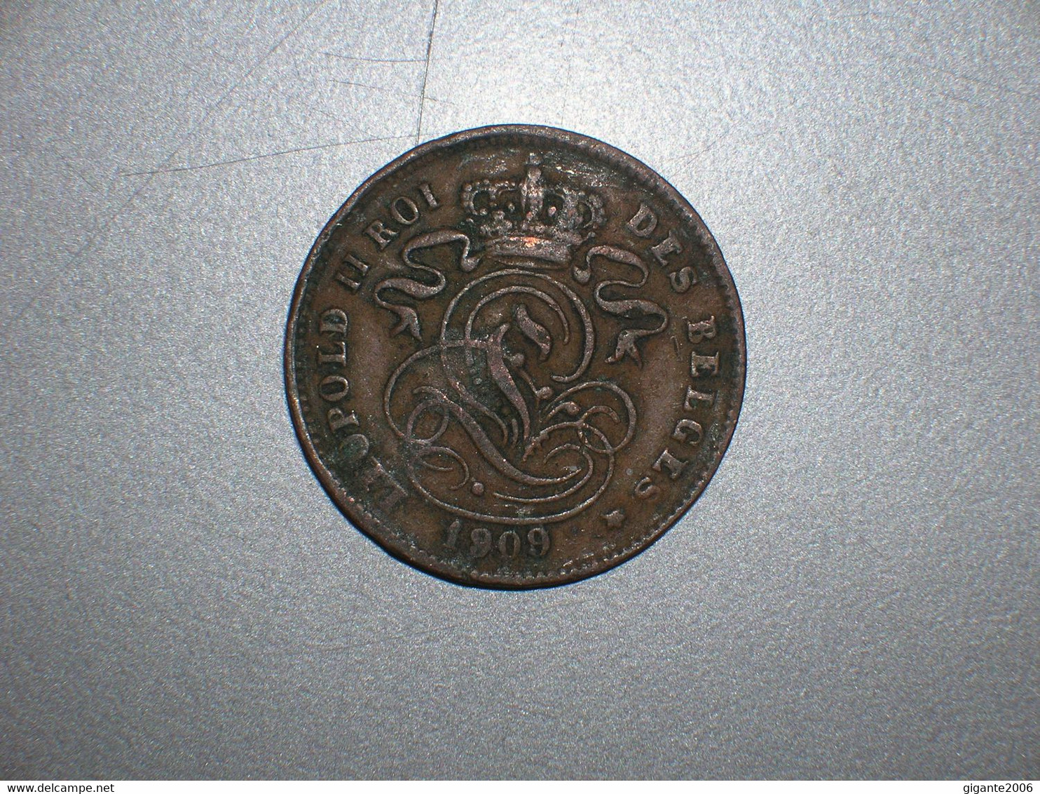 BELGICA 2 CENTIMOS 1909 FR (1658) - 2 Cents