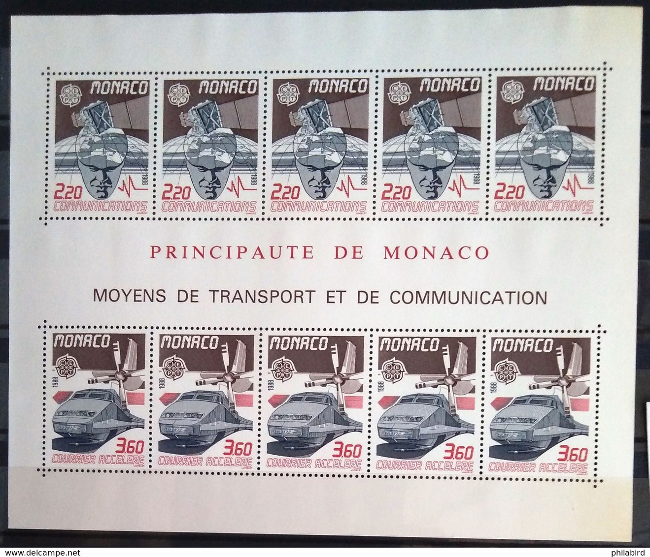 EUROPA 1988 - MONACO               B.F 41                       NEUF** - 1988