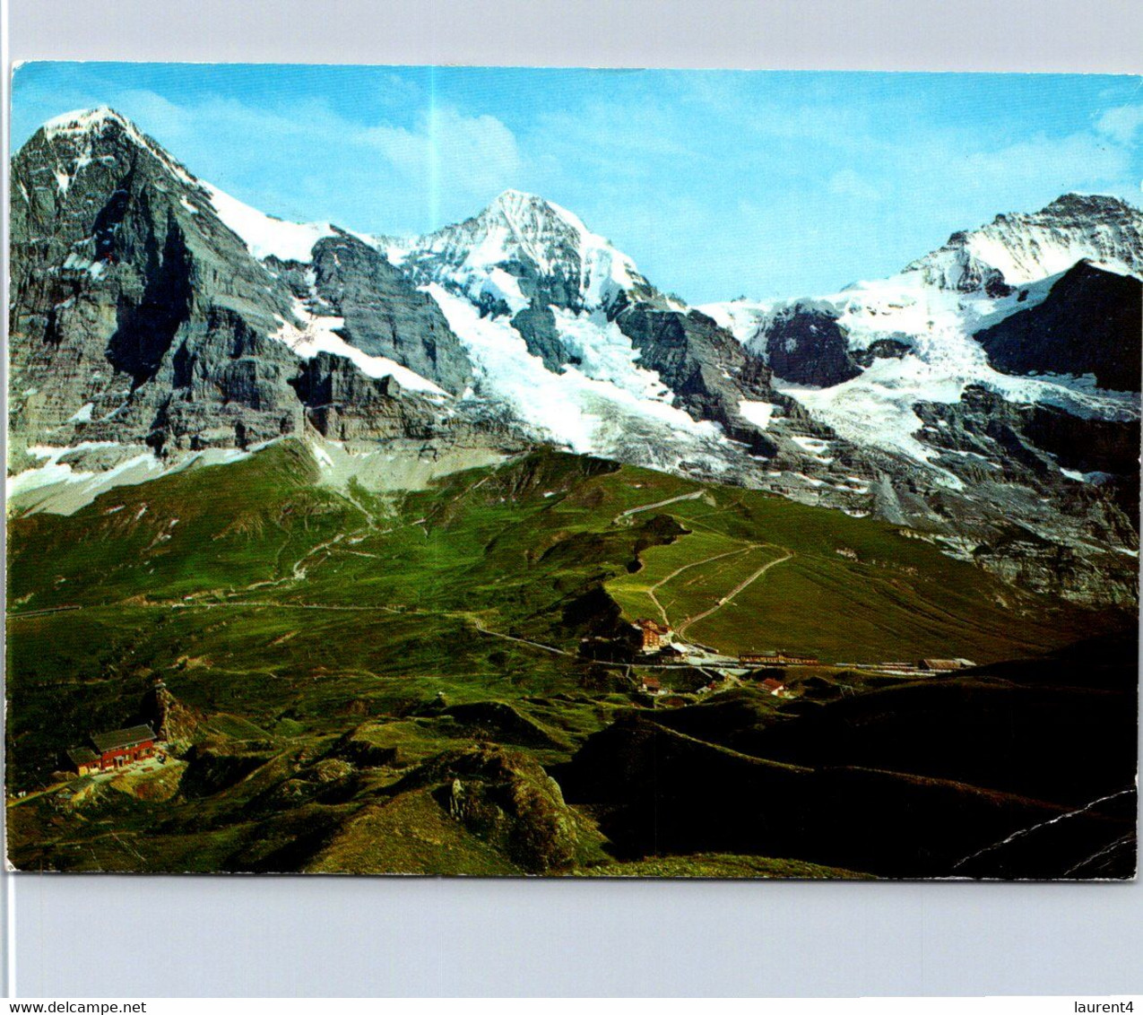 (1 G 1) Switzerland Postcard Posted To Australia  - Kleine Scheldegg (mountains) - Egg