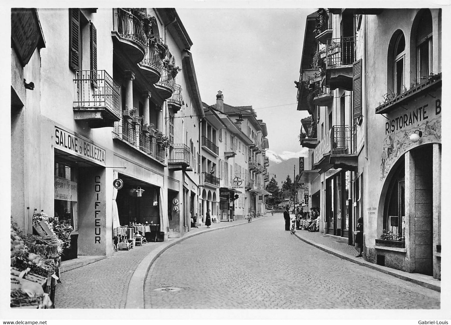 Ascona Contrada Principale Del Borgo  ( 10 X 15) - Tenero-Contra