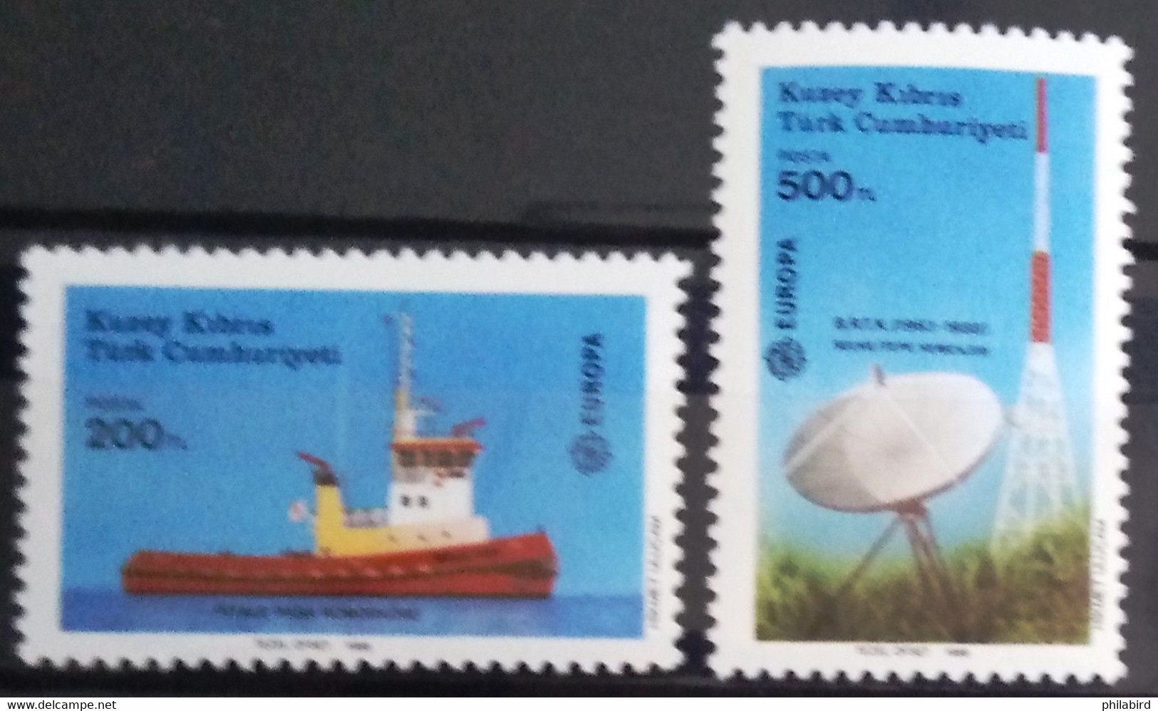 EUROPA 1988 - CHYPRE DU NORD               N° 208/209                       NEUF** - 1988