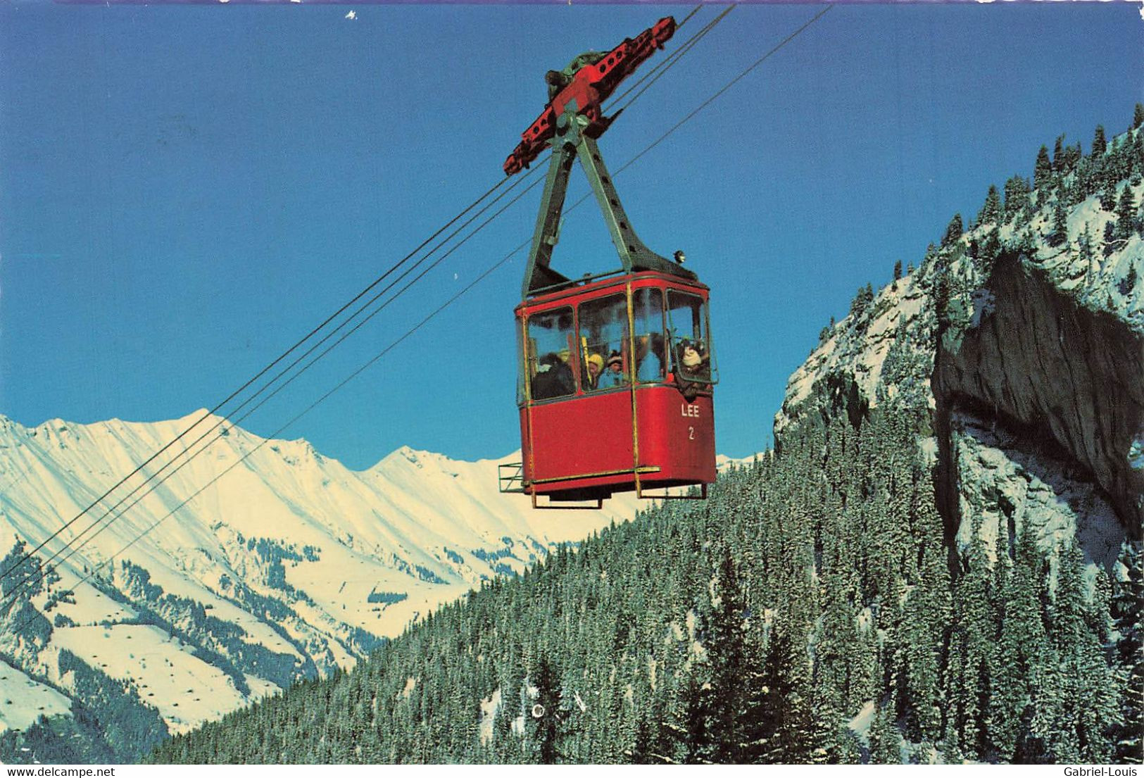 Luftseilbahn Elsigbach-Eisigenalp Bei Frutigen Mit Hohniesengruppe  ( 10 X 15) - Frutigen