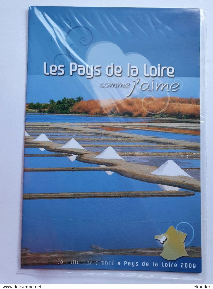 FRANCE 2009, Le Collector Timbré ”LES PAYS DE LA LOIRE” Comme J'Aime 10 Timbres Autocollants Scellé - Collectors