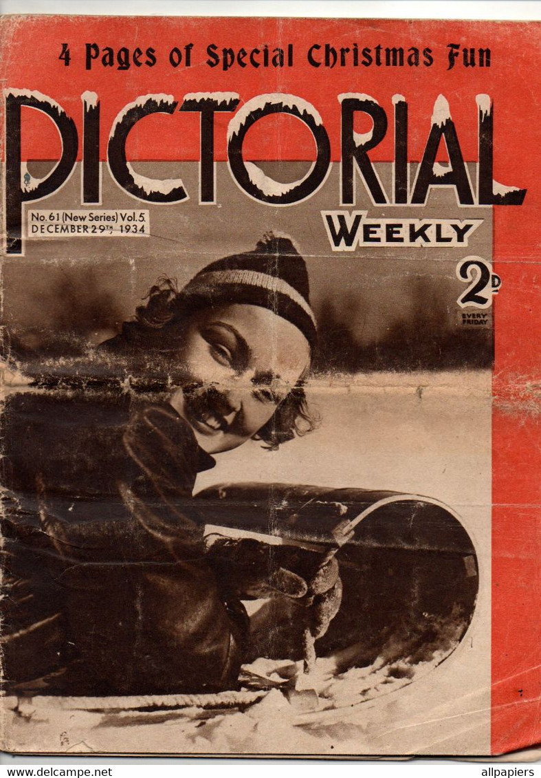 Pictorial Weekly N°61 Vol.5 December 1934 - Nieuws / Lopende Zaken