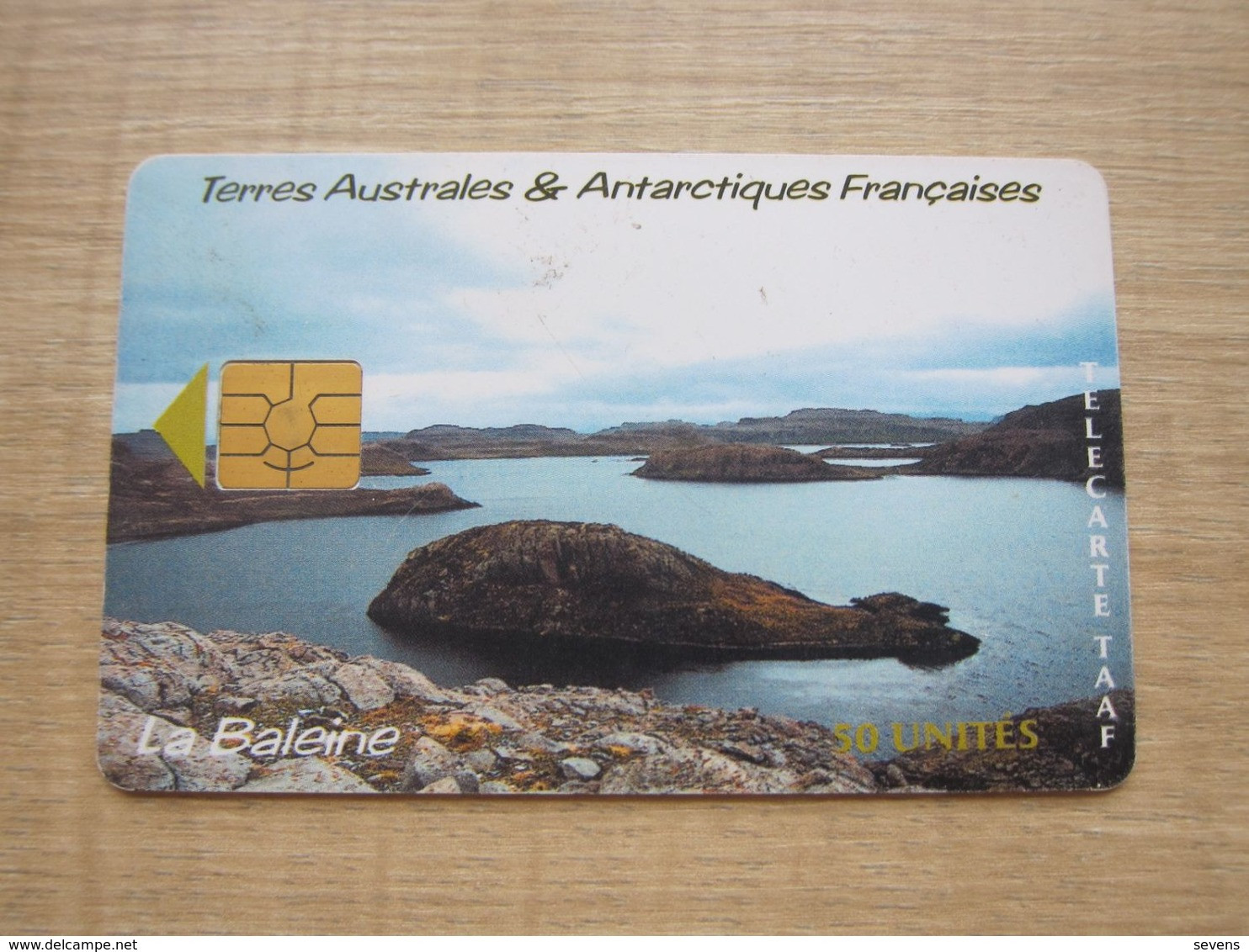 Chip Phonecard,La Baleine,used With Tiny Scratch - TAAF - Territori Francesi Meridionali