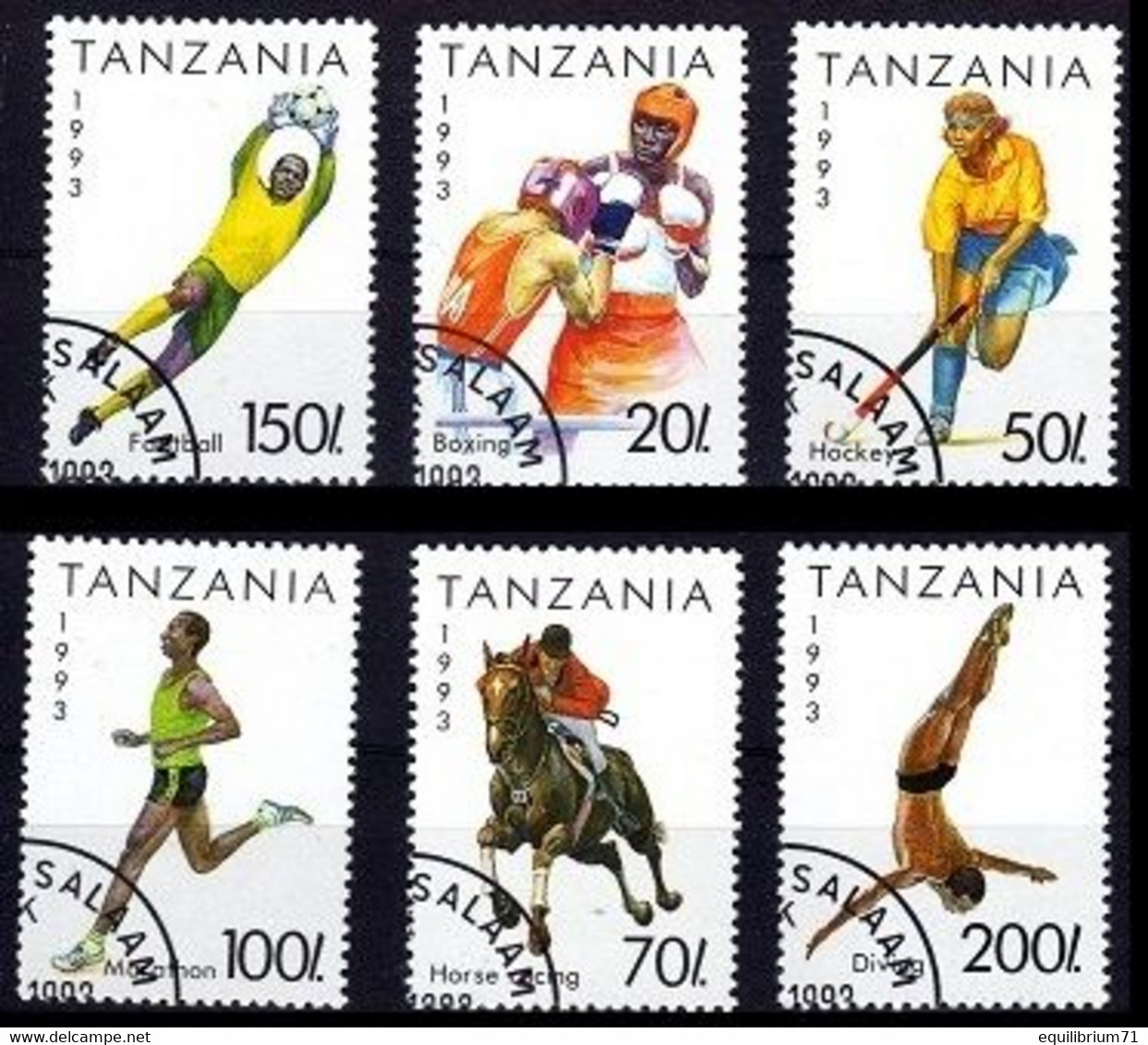 TANZANIE° - Athlétisme/Atletiek - Boxe/Boksen - Hippisme/Paardrijden - Hockey Sur Gazon/Veld Hockey - Plongeon/Duiken - Usati